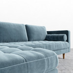 Luca Sectional // Left Hand Facing // Solstice