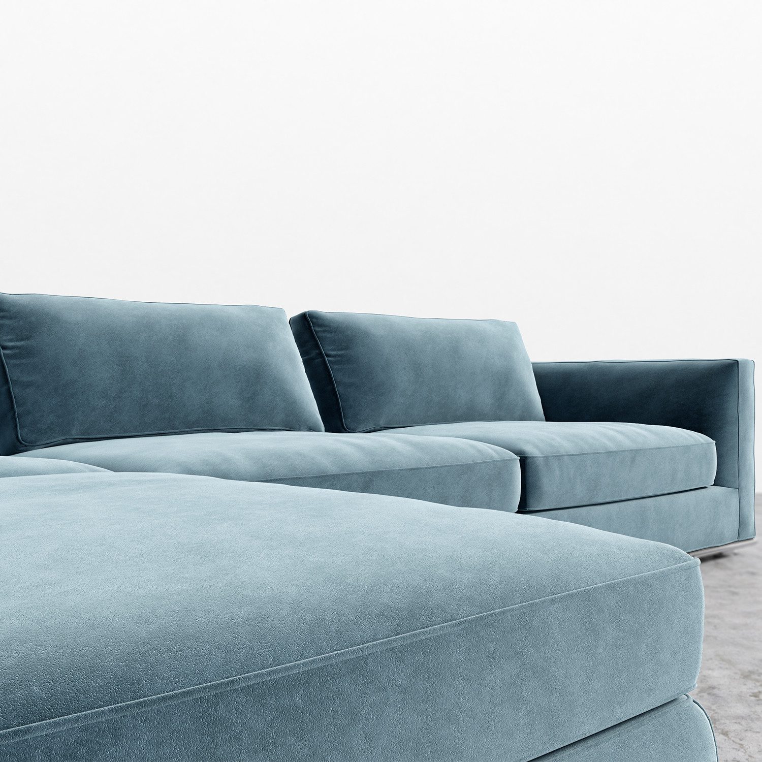 Milo Modular Sectional // Solstice Rove Concepts Touch