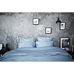 Sateen Duvet Set + 2 Pillows // Light Blue