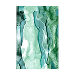 Water Women // Reverse Printed Tempered Art Glass (Water Women I)
