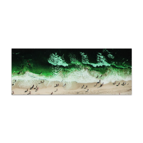 High Tide & Beach Day // Frameless Printed Tempered Art Glass (High Tide Only)