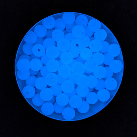 Glow-In-The-Dark Plastic Beads // 15mm // Mixed Pack
