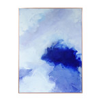 Blue Hues // Anodized Aluminum Rose Gold Frame (Blue Hues 1)