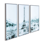 Dame De Fer Panoramic // Triptych // Anodized Gun Powder Aluminum Frame
