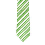 i Gemelli // Striped Tie // Green