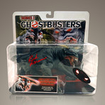 Ghostbusters // Sigourney Weaver + Rick Moranis Signed Vintage 2004 20Th Anniversary Action Figures // Set Of 2