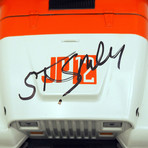 Jurassic Park // Steven Spielberg signed 1992 Jeep Wrangler 1/24 Die-Cast car // custom display