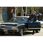 Supernatural // Jensen Ackles + Jared Podalecki Signed 1967 Chevy Impala 1:18 Die-Cast Car // Custom Display