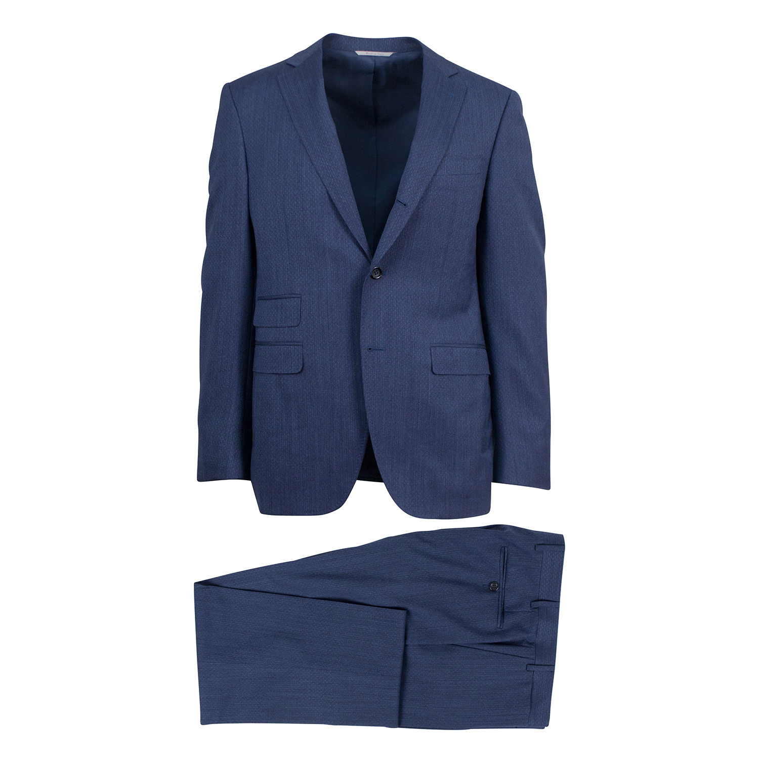 Canali // Rayan Yale Wool 3 Roll 2 Button Suit // Blue (US: 46S ...