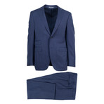 Canali // Rayan Yale Wool 3 Roll 2 Button Suit // Blue (US: 46S)