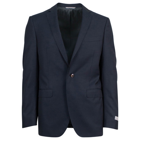 Canali // Uriel Twill Wool 2 Button Suit // Black (US: 46R)
