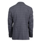 Canali // Vicente Stretch Plaid Wool Blend 2 Button Slim Suit // Gray (US: 46S)