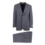 Canali // Cornelius Glen Plaid Wool 2 Button Suit // Gray (US: 46R)
