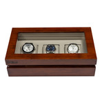 OYOBox Smart Watch Box // Mahogany