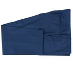 Birdseye Wool Portly Fit Suit // Blue (US: 46R)