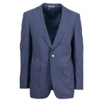 Canali // Stretch Wool Blend Slim Fit Suit // Blue (US: 46R)