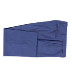 Canali // Wool Peak Lapels Trim Fit Suit // Blue (US: 46S)