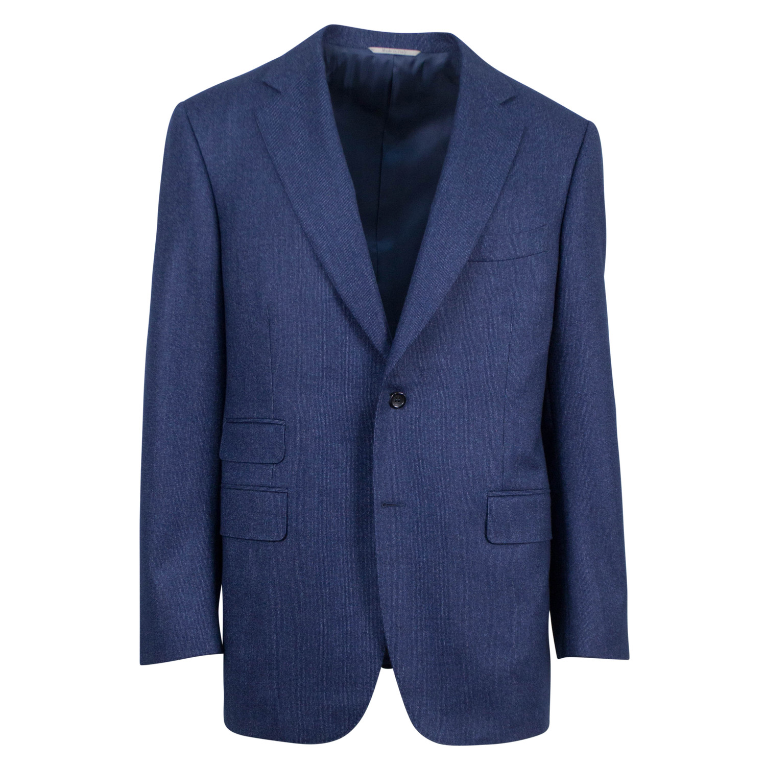 Striped Wool Slim Fit Suit // Blue (US: 46R) - Canali - Touch of Modern