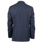 Canali // Windowpane Wool Classic Fit Suit // Gray (US: 46S)