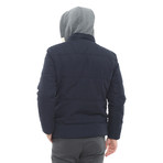 Hooded Coat // Navy Blue (S)