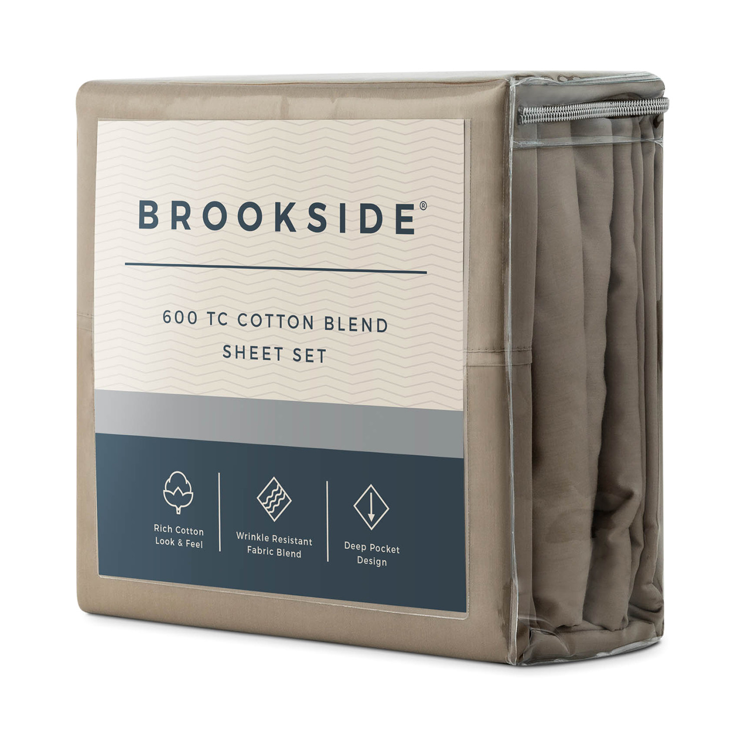 Brookside Sheet Set // Slate (Twin) Malouf Touch of Modern