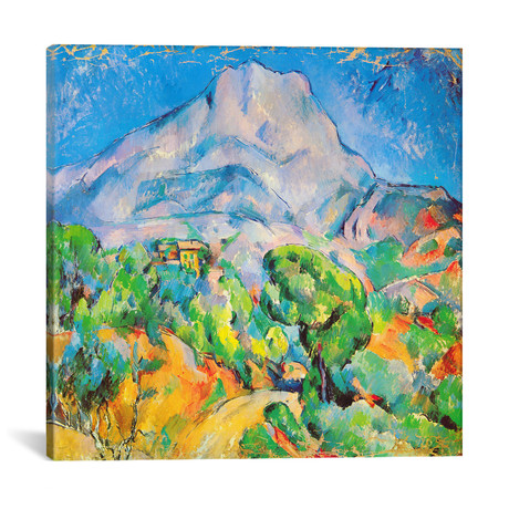 La Montagne St. Victoire // Paul Cezanne (18"H x 18"W x 0.75"D)