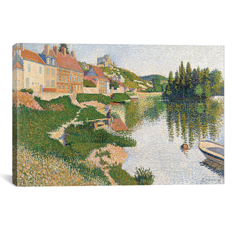 The River Bank, Petit-Andely, 1886 // Paul Signac