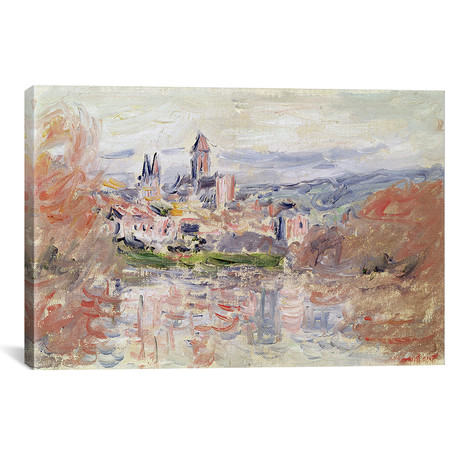 The Village of Vetheuil, c.1881 // Claude Monet (18"H x 26"W x 0.75"D)