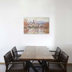 The Village of Vetheuil, c.1881 // Claude Monet (18"H x 26"W x 0.75"D)