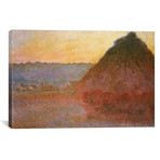 Haystacks, Pink and Blue Impressions, 1891 (18"W x 12"H x 0.75"D)