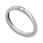 Vintage Chimento 18k White Gold Diamond Ring // Ring Size: 8.25