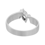 Vintage Alfieri & St. John 18k White Gold Diamond Ring // Ring Size: 7