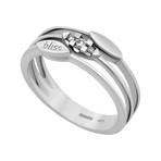 Vintage Bliss 18k White Gold Diamond Ring // Ring Size: 6.5