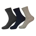 Solid Basic Sock Bundle I // 3 Pack // Multicolor