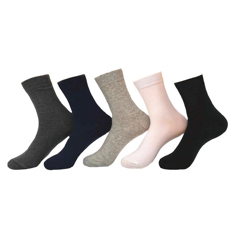 Solid Sock Bundle // 5 Pack // Multicolor