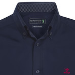 Lofted Shirt // Navy (XS)