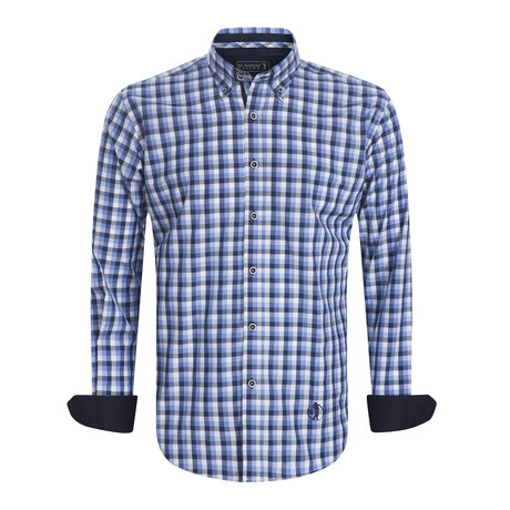 Cupped Shirt // Blue (S)