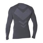 Iron-Ic // 4.1 Long Sleeve Fleece T-Shirt // Gray (S/M)