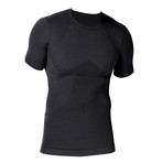 VivaSport // 4 Short Sleeve Fleece T-Shirt// Black (L/XL)