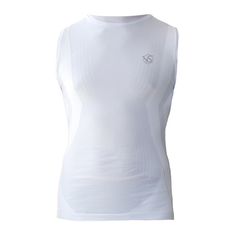 VivaSport // 5 Sleeveless T-Shirt // White (S/M)