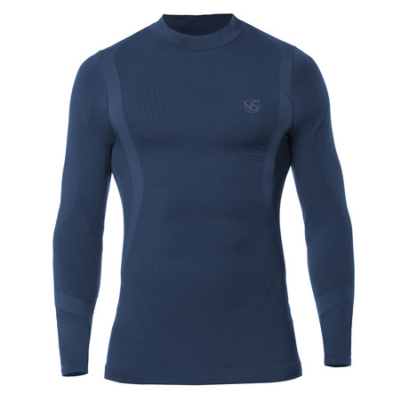 VivaSport // 5.0 Thermal Long Sleeve T-Shirt // Blue (S-M)