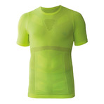 Iron-Ic // 4.0 Extra Light Rete T-Shirt // Lime Yellow (L-XL)