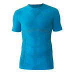 Iron-Ic // 4.0 Extra Light Rete T-Shirt // Turquoise (L-XL)