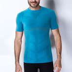 Iron-Ic // 4.0 Extra Light Rete T-Shirt // Turquoise (S-M)