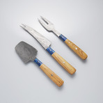 Cheese Slicer + Meat Serving Knife Set // KCH-124