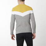 Victory Sweater // Grey Melange Yellow (M)