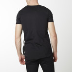Fly Solo Zipper Strap Shirt// Black (XL)