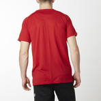 Rugby Striped Short Sleeve Tee // Red (L)