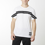 Rugby Striped Short Sleeve Tee // White (2XL)