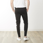 Off Tech Fitted Jogger // Black + White (L)